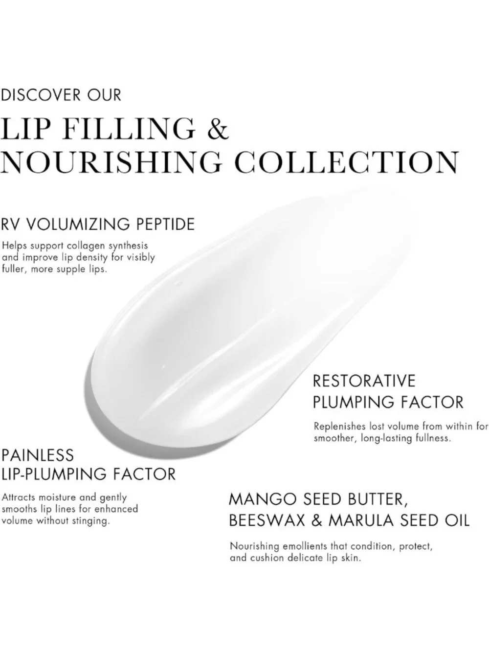 Volumizing Plumping Lip Balm for Dry Lips, Nourishing & Smoothing Formula, 10g